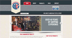 Desktop Screenshot of americantextileexport.com